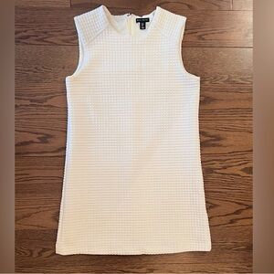 Willi Smith Cream Quilted Sheath Dress